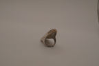 Geometric Textured Dome Statement Ring
