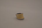Vintage Cream enamel statement ring