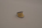 Vintage Cream enamel statement ring