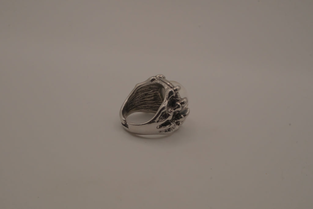 Dragon or demon eye Yellow Goth ring