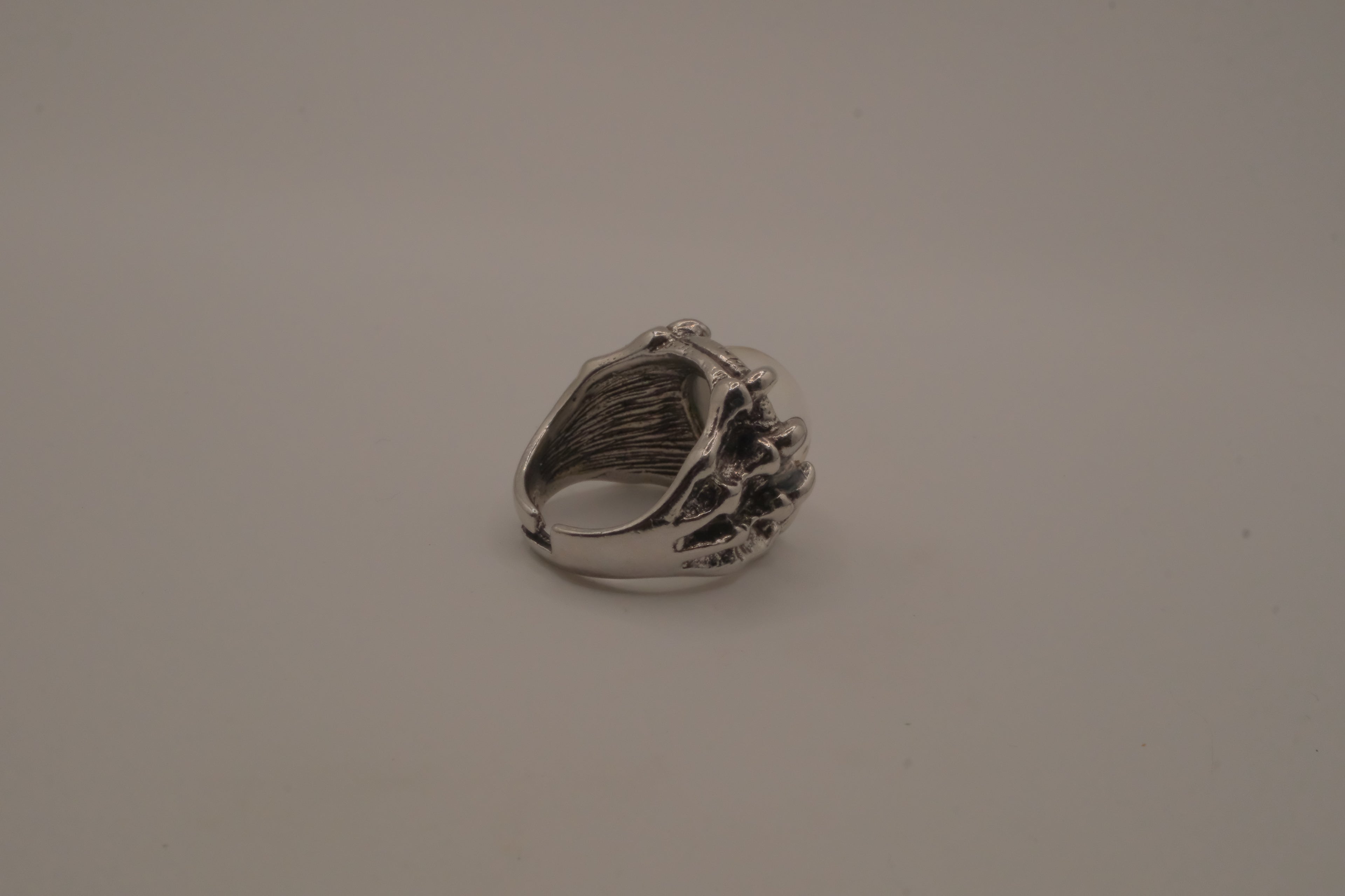 Dragon or demon eye Yellow Goth ring