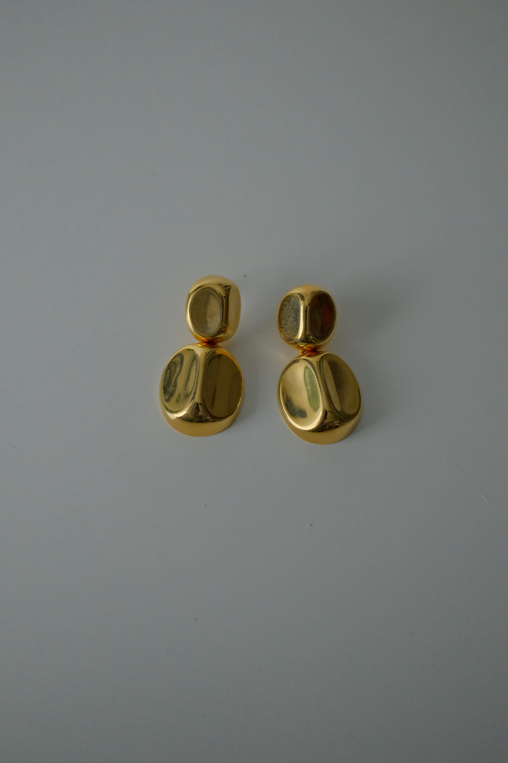 Vintage Gold Statement Drop Earrings