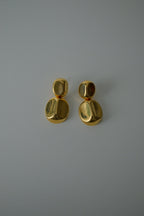Vintage Gold Statement Drop Earrings