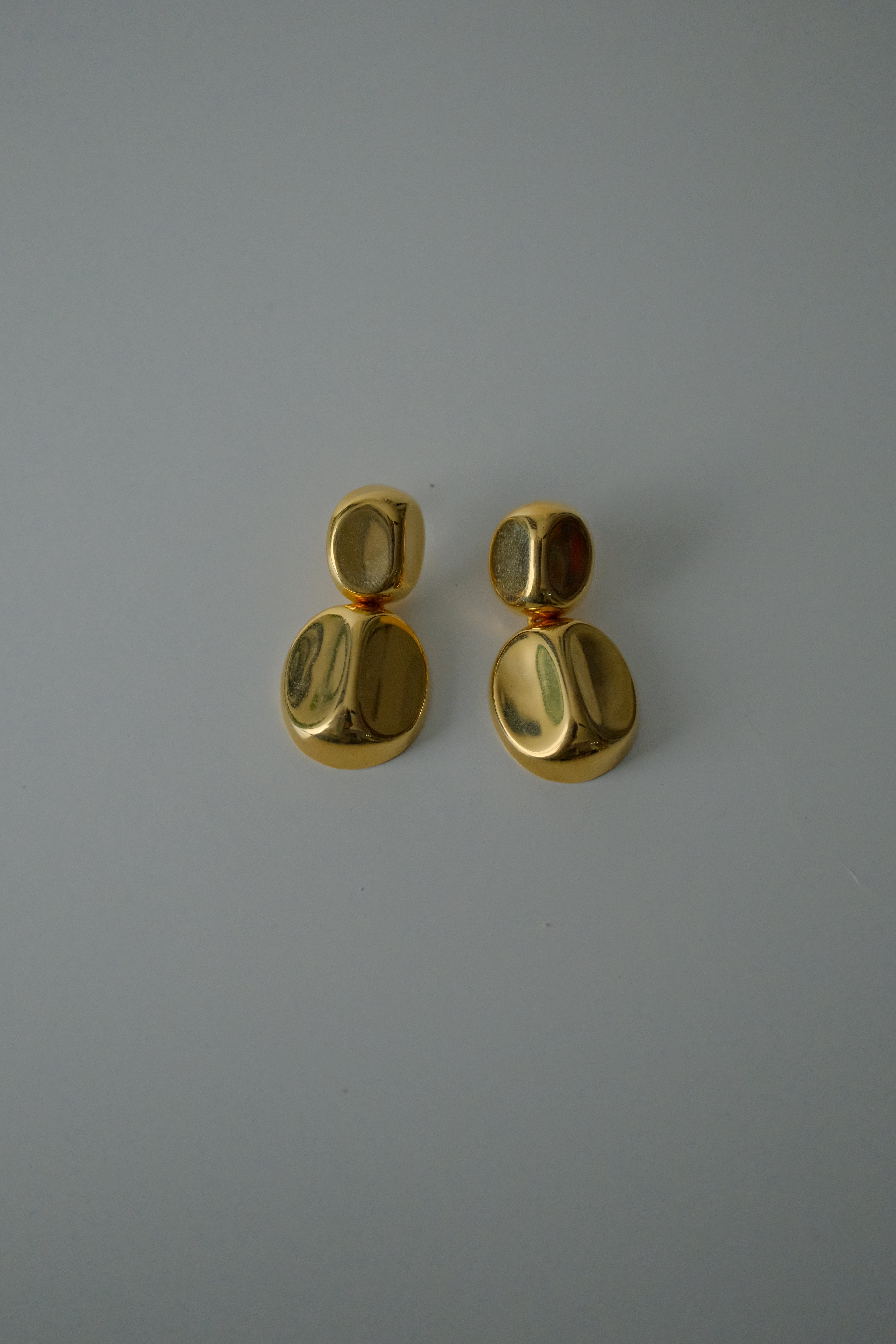 Vintage Gold Statement Drop Earrings