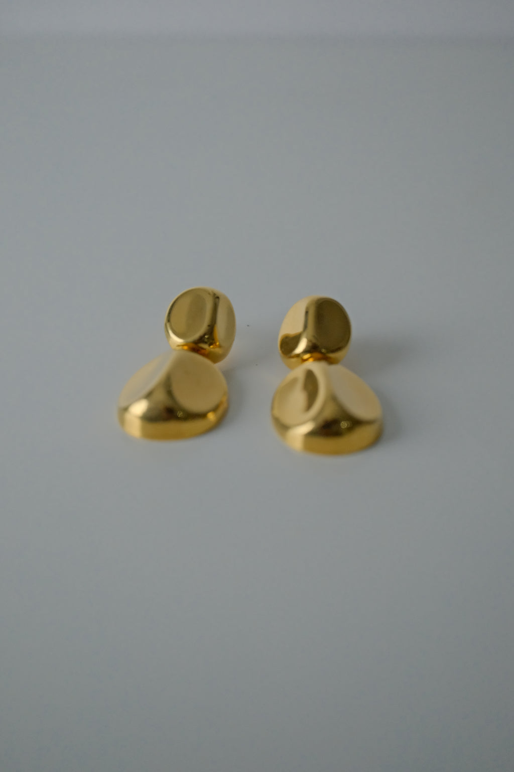 Vintage Gold Statement Drop Earrings