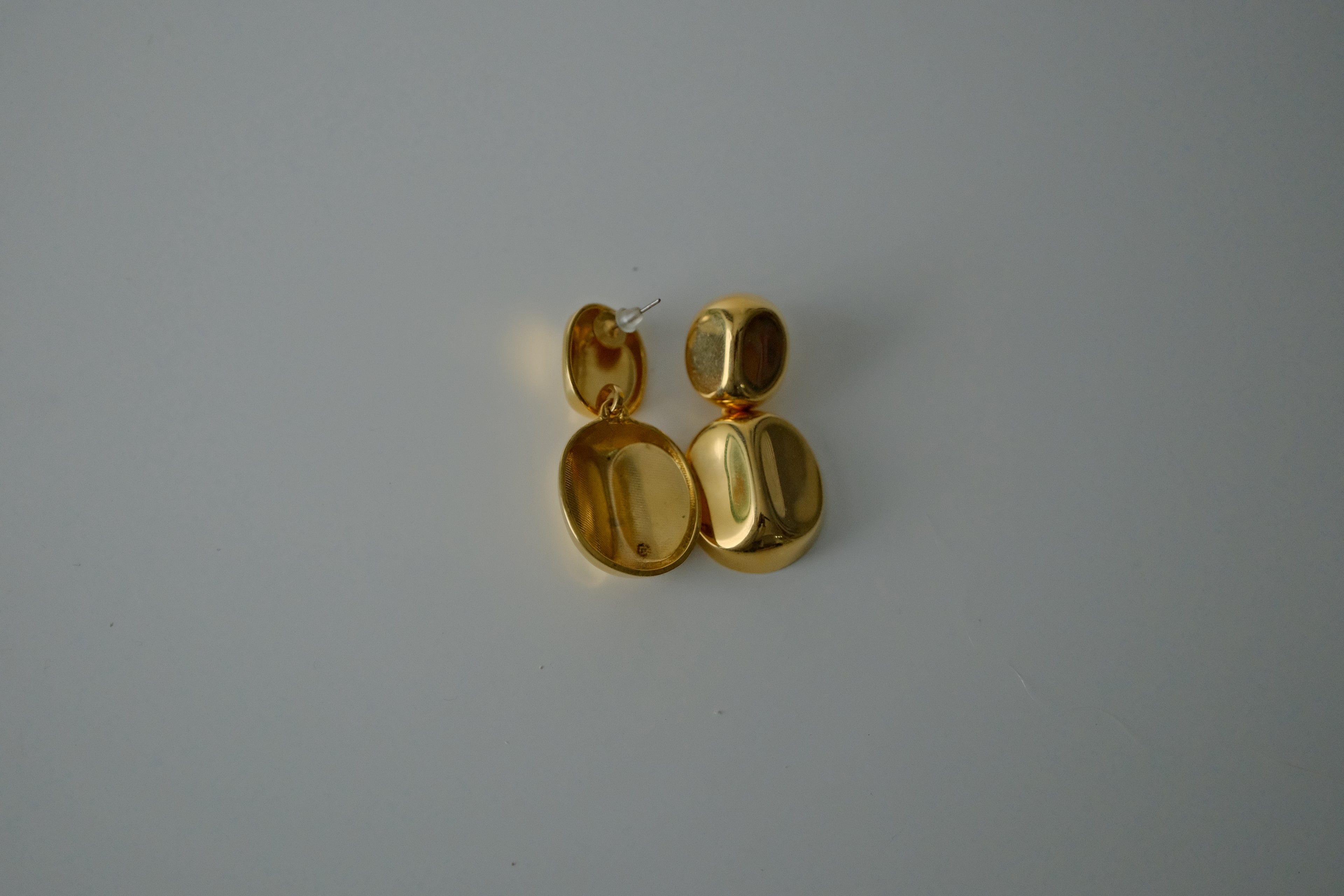 Vintage Gold Statement Drop Earrings