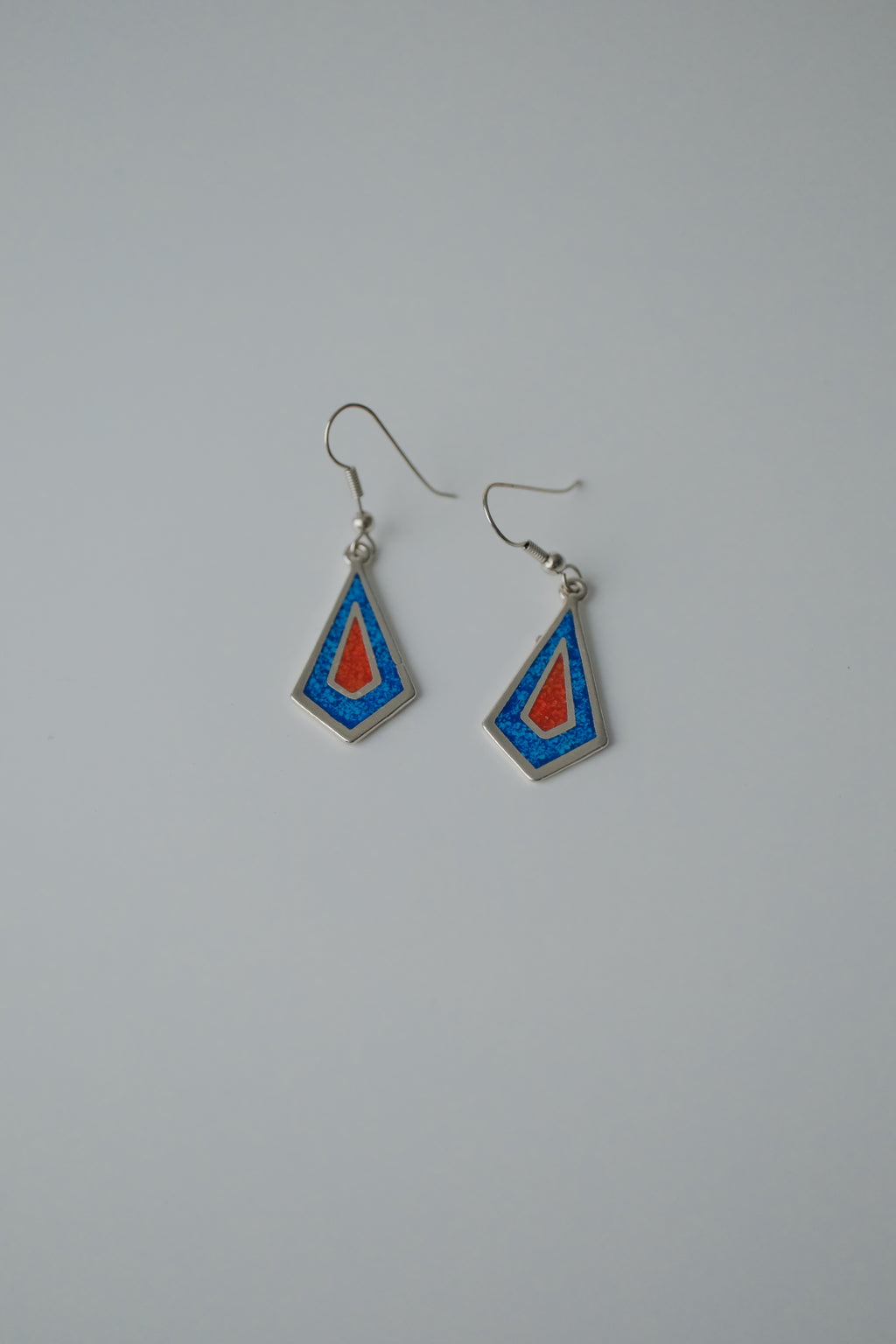 Sterling Silver Navajo Turquoise Earrings