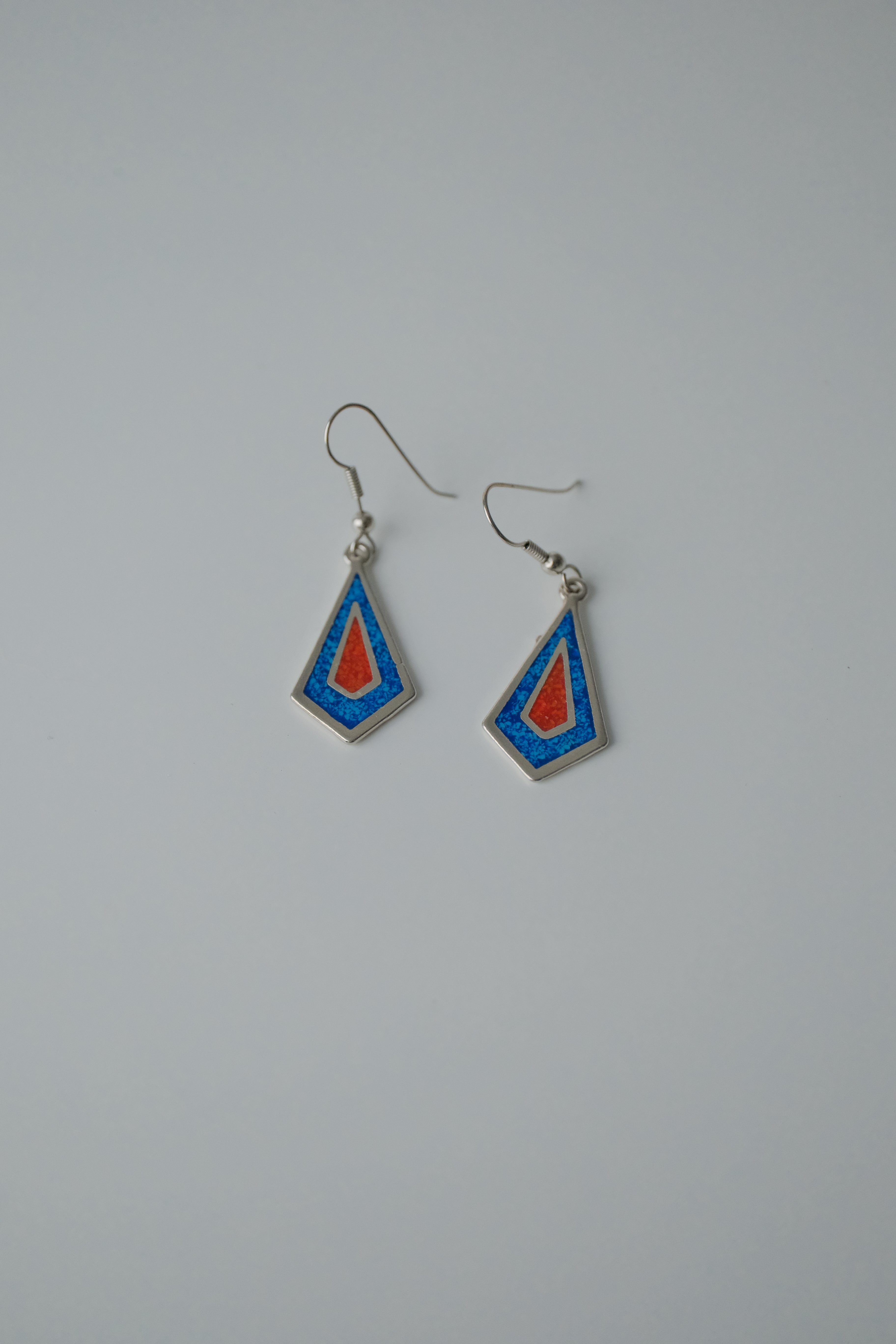 Sterling Silver Navajo Turquoise Earrings