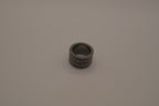 Wide gunmetal statement ring