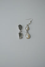 Vintage Layered Pearl Teardrop Earrings