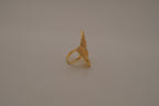 Gold-tone butterfly cocktail statement ring&nbsp;