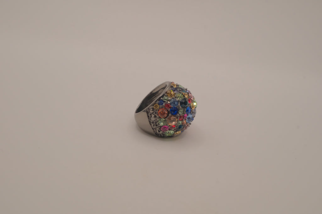 Multi-colored cocktail statement ring&nbsp;