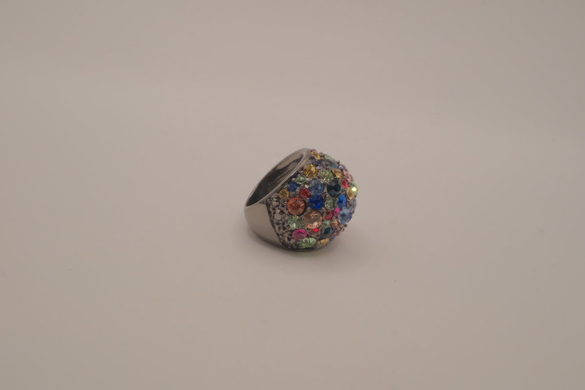 Multi-colored cocktail statement ring&nbsp;
