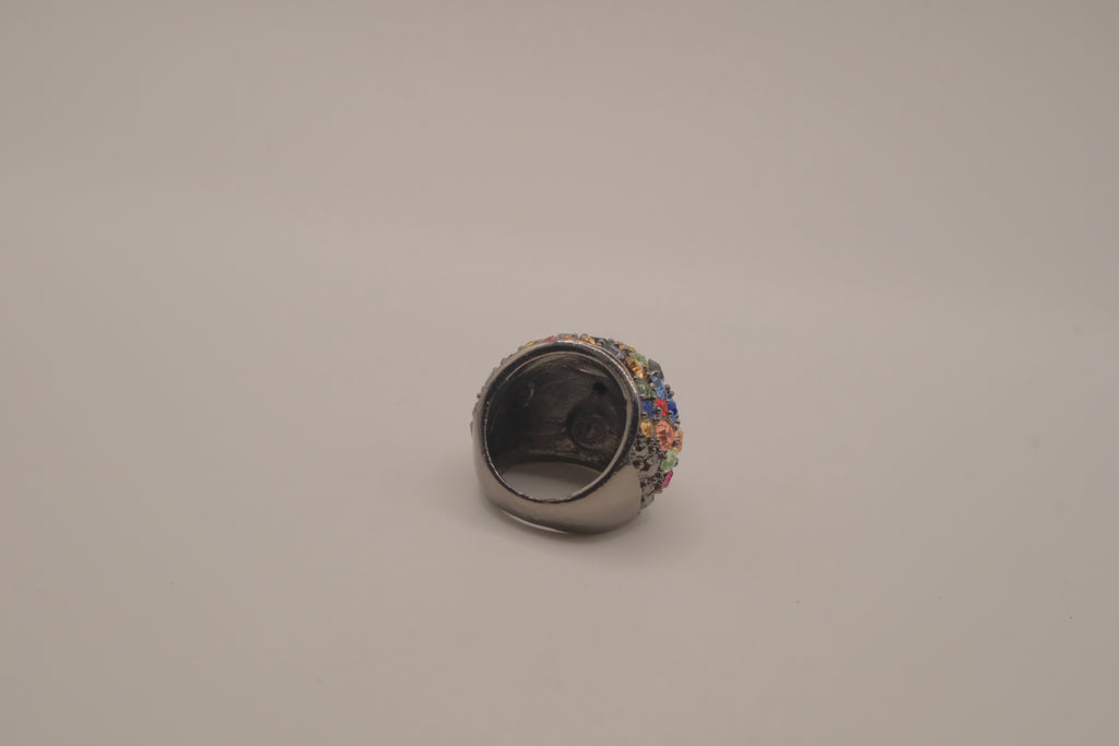 Multi-colored cocktail statement ring&nbsp;