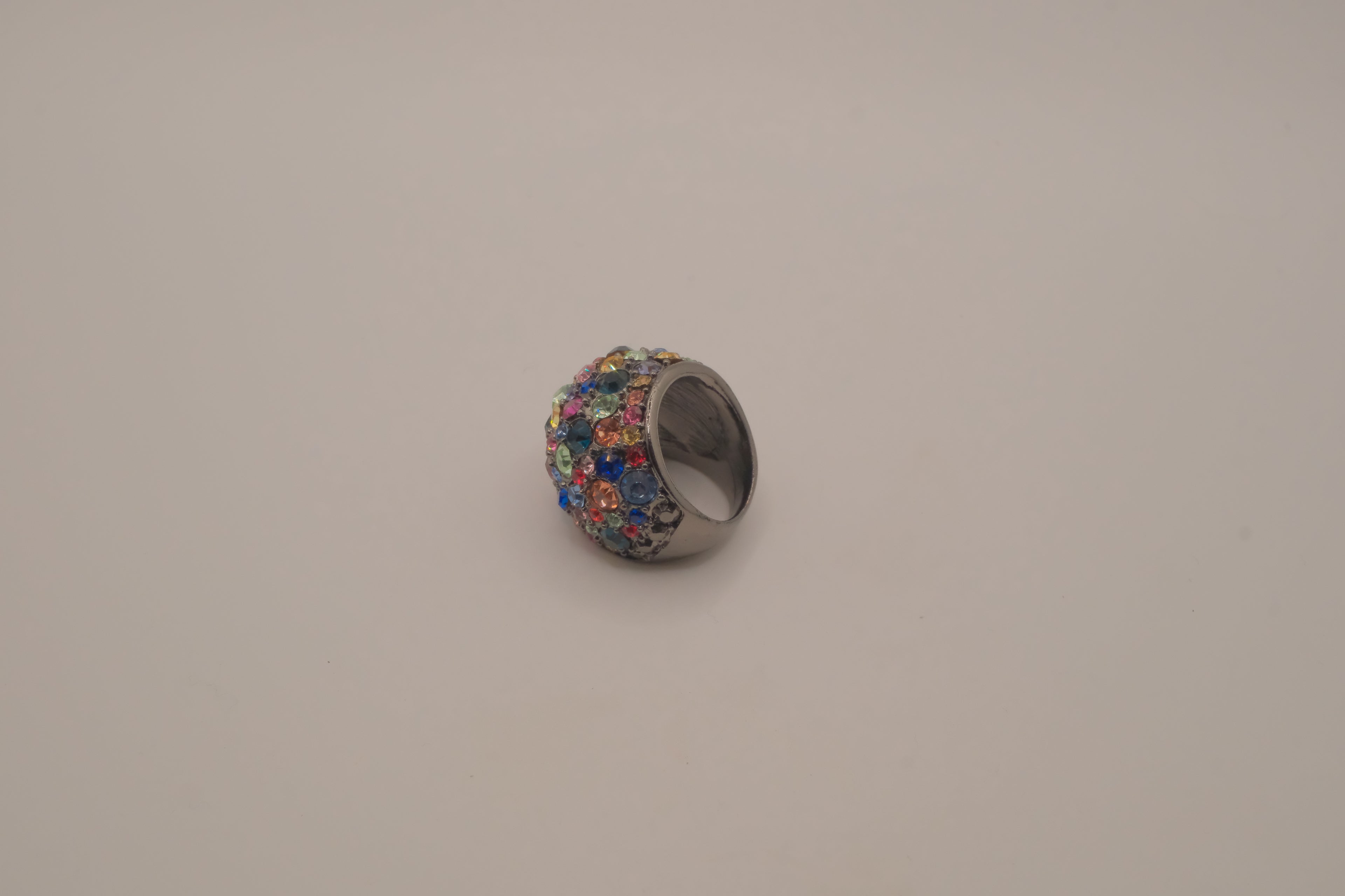 Multi-colored cocktail statement ring&nbsp;