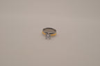 Two-tone solitaire ring&nbsp;