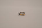 Two-tone solitaire ring&nbsp;