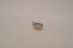Two-tone solitaire ring&nbsp;