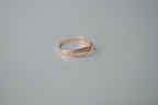 Rose Gold Infinity Rhinestone Ring