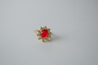 Vintage Gold Starburst Ring