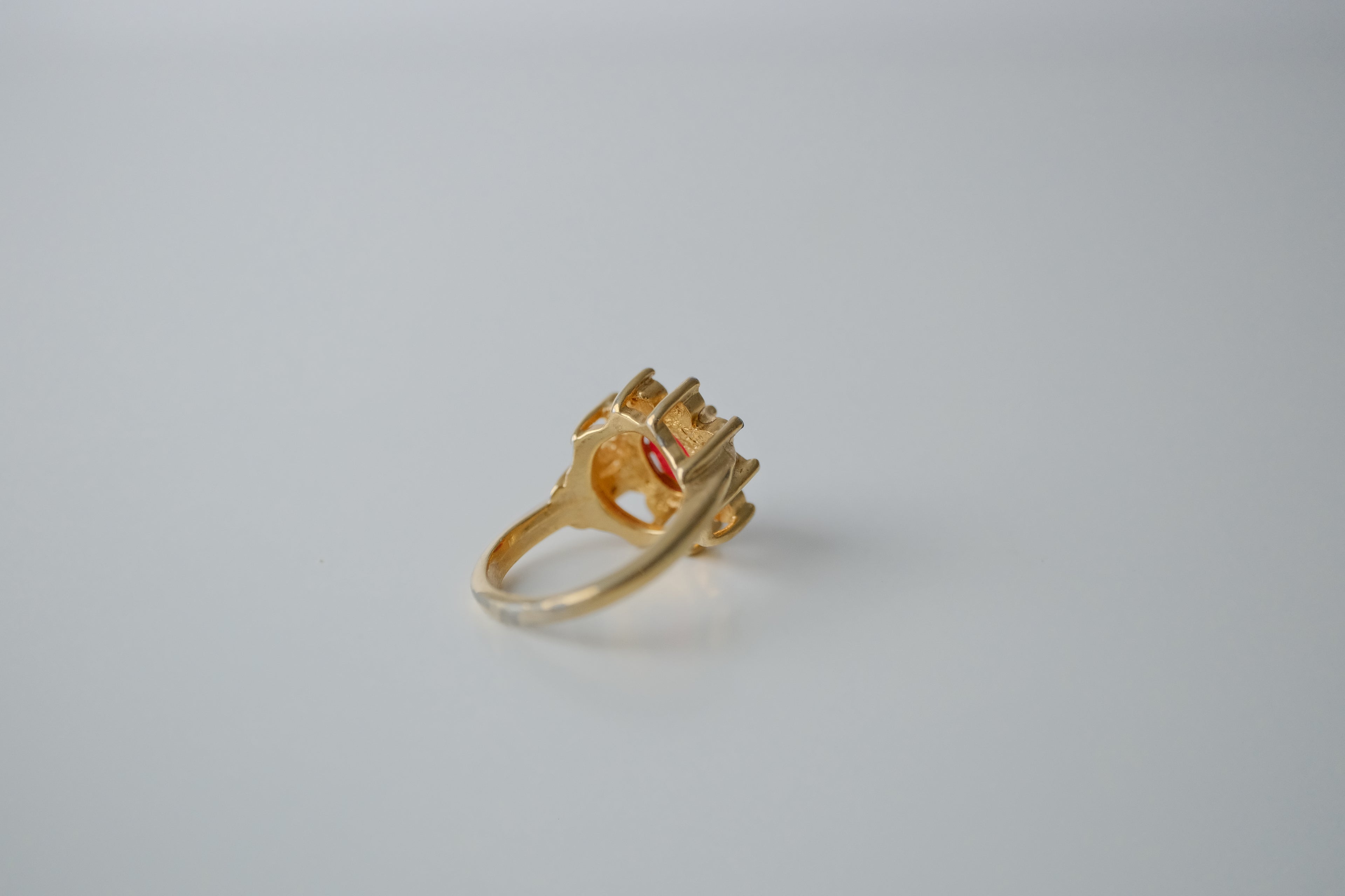 Vintage Gold Starburst Ring