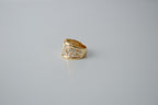 Vintage Gold Hearts Ring
