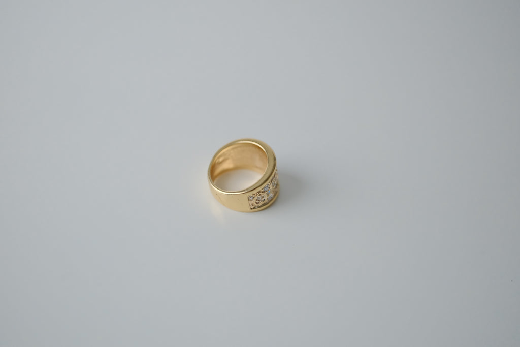 Vintage Gold Hearts Ring