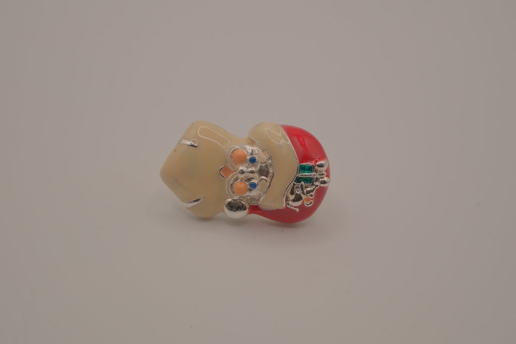 Vintage Avon Santa Claus enamel Pin