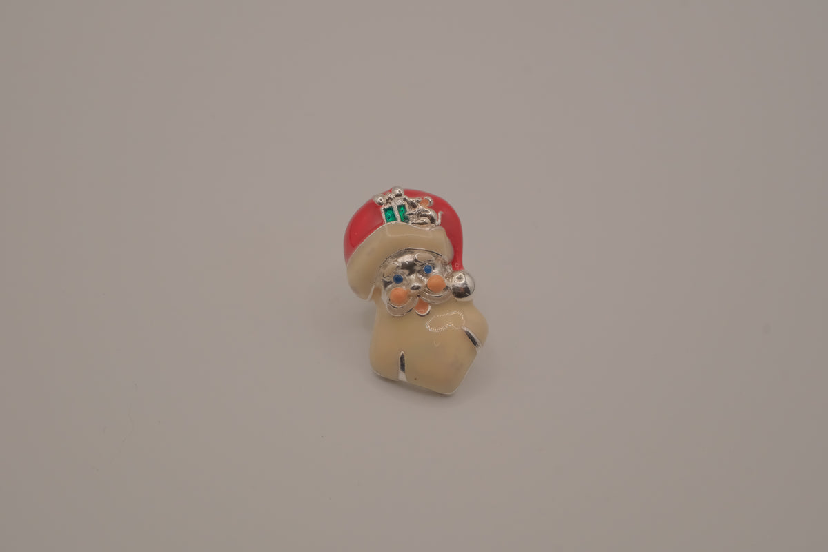 Vintage Avon Santa Claus enamel Pin