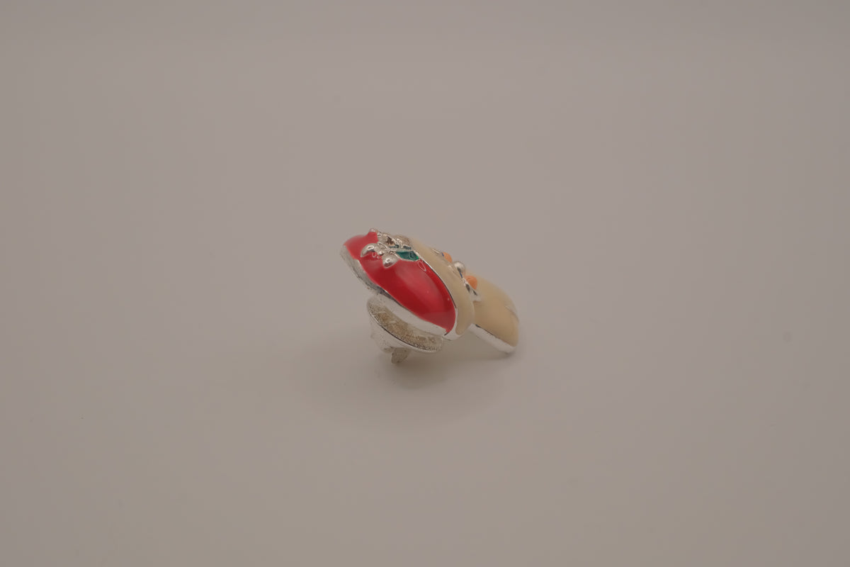 Vintage Avon Santa Claus enamel Pin
