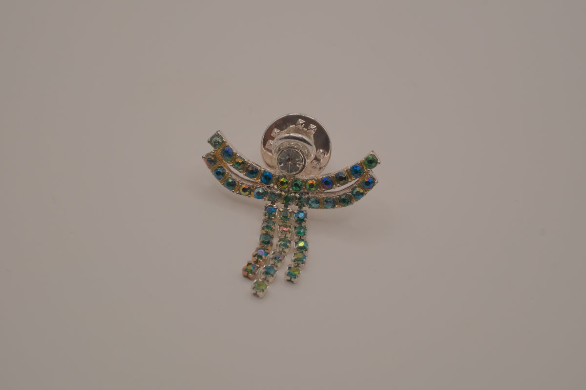 Vintage Avon Silver tone Abstract Angel Tac Pin