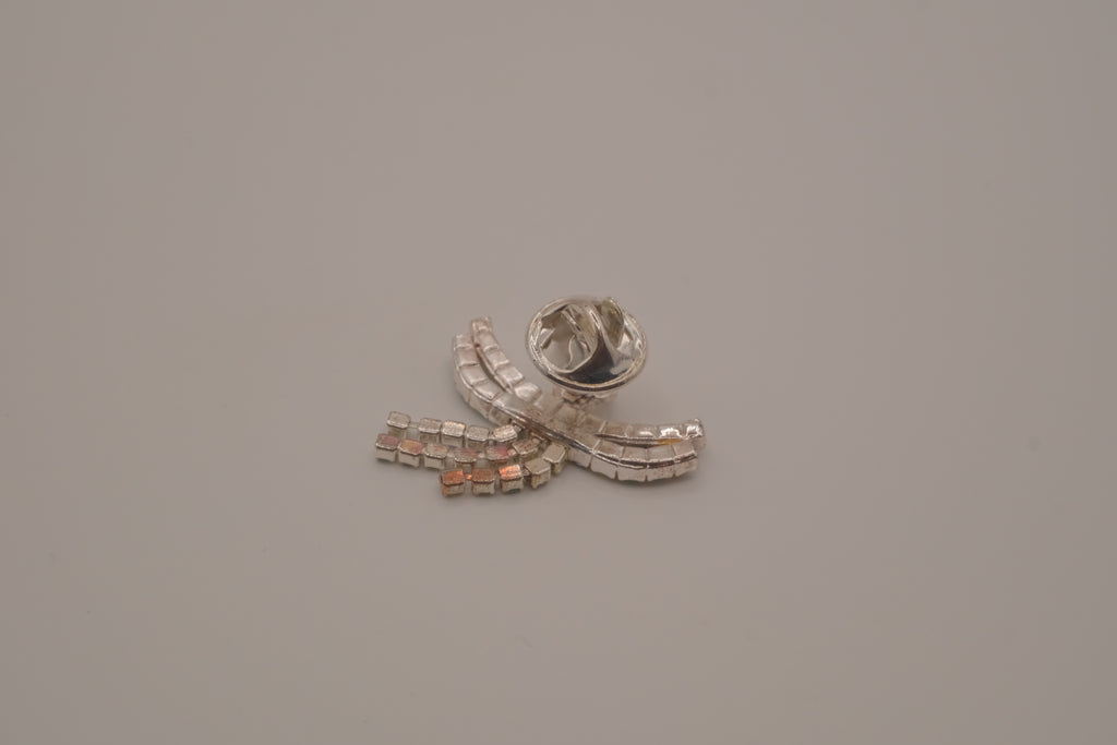 Vintage Avon Silver tone Abstract Angel Tac Pin