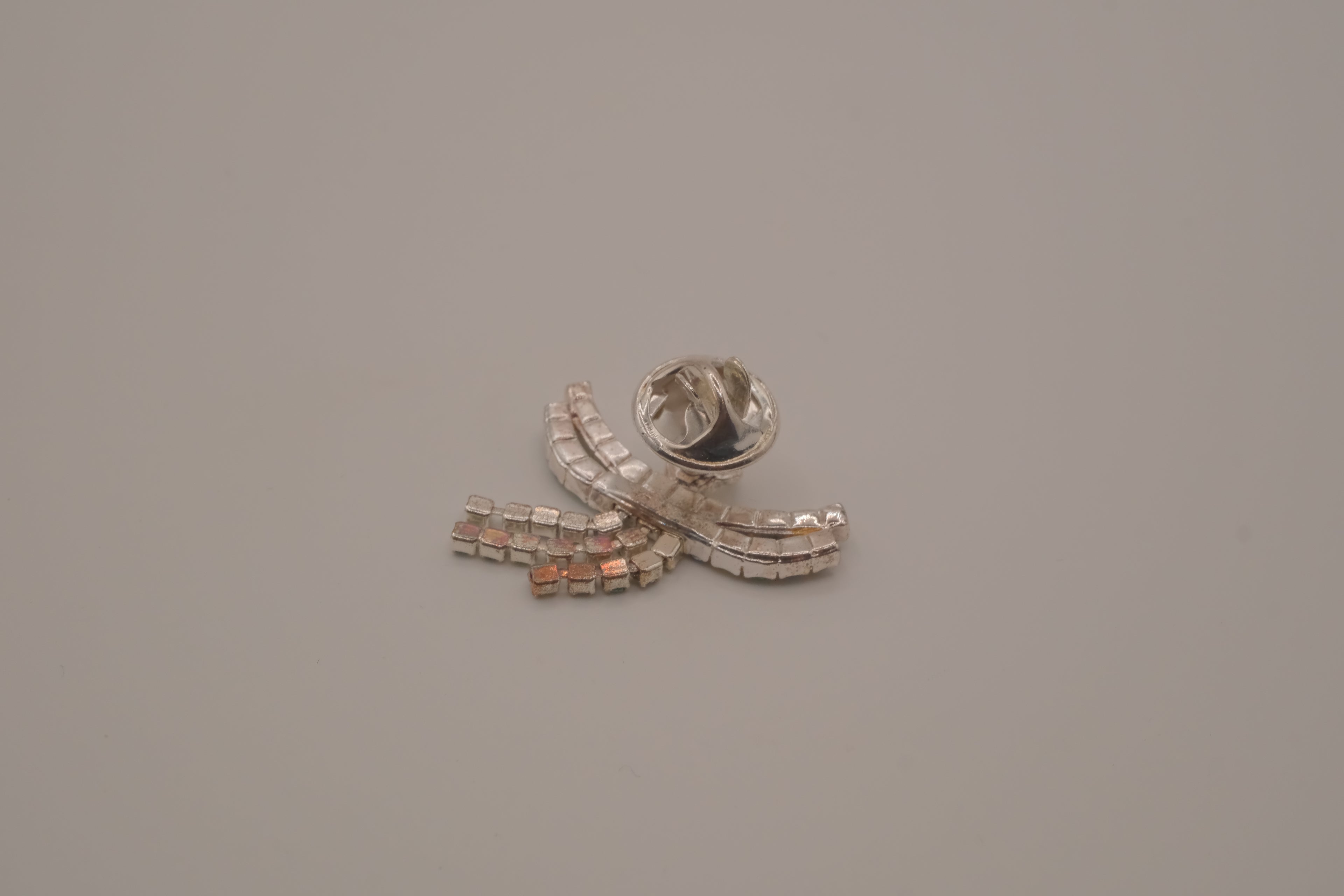 Vintage Avon Silver tone Abstract Angel Tac Pin