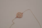 Vintage Avon rhinestone cross disc bracelet