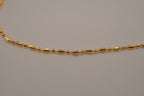 Vintage Avon Oval bar and bead link dainty chain bracelet