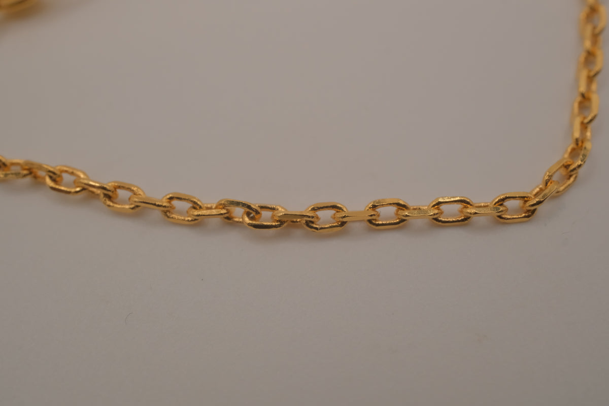 Vintage Avon minimalist gold cable chain bracelet