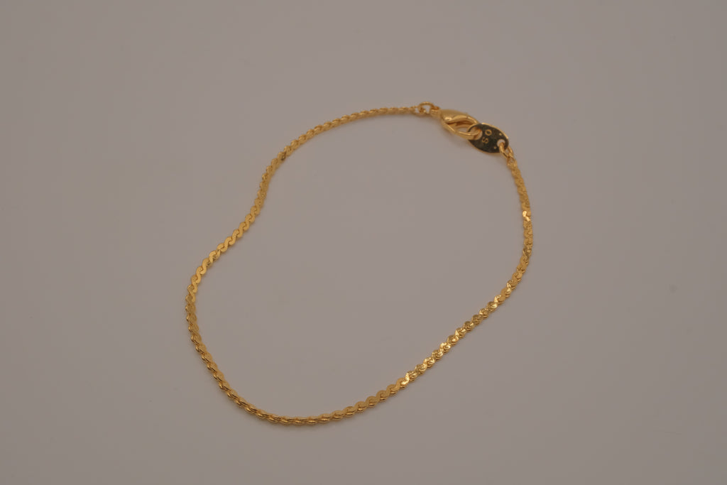 Vintage Avon minimalist twisted chain bracelet