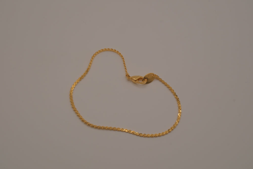 Vintage Avon minimalist twisted chain bracelet