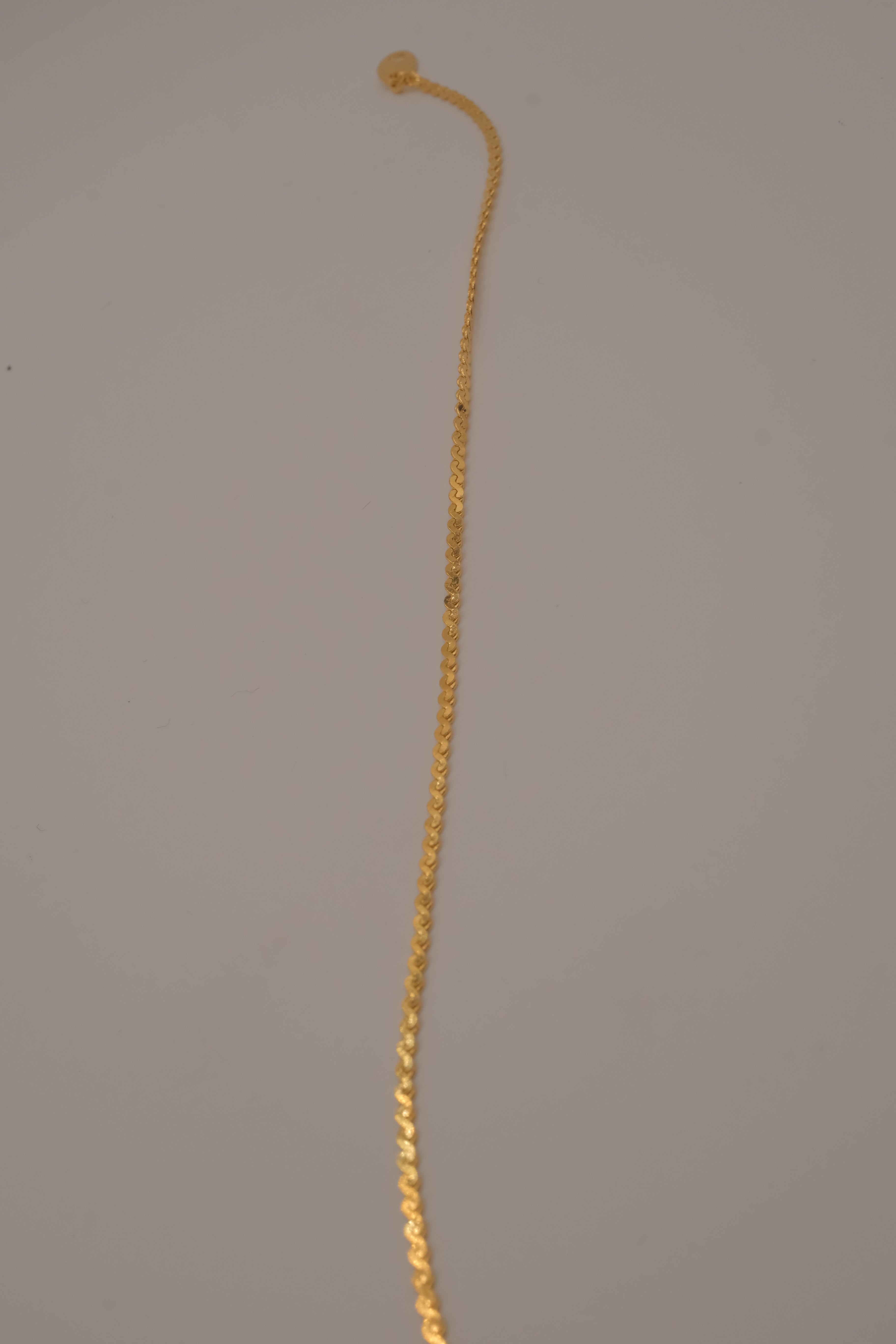 Vintage Avon minimalist twisted chain bracelet