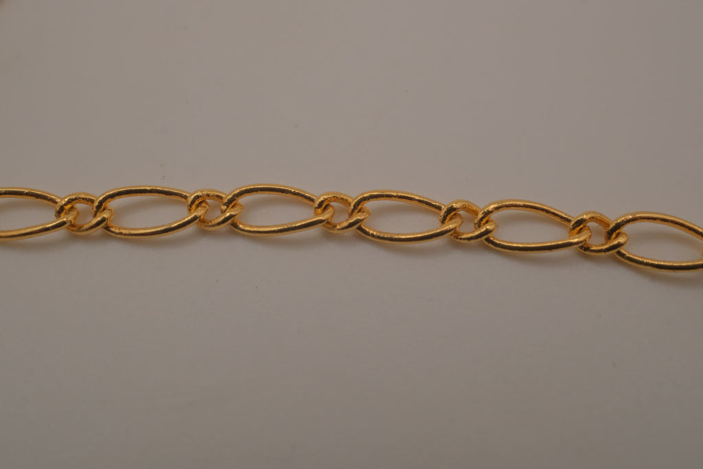 Vintage Avon minimalist classic gold link chain bracelet