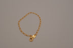 Vintage Avon minimalist classic gold link chain bracelet