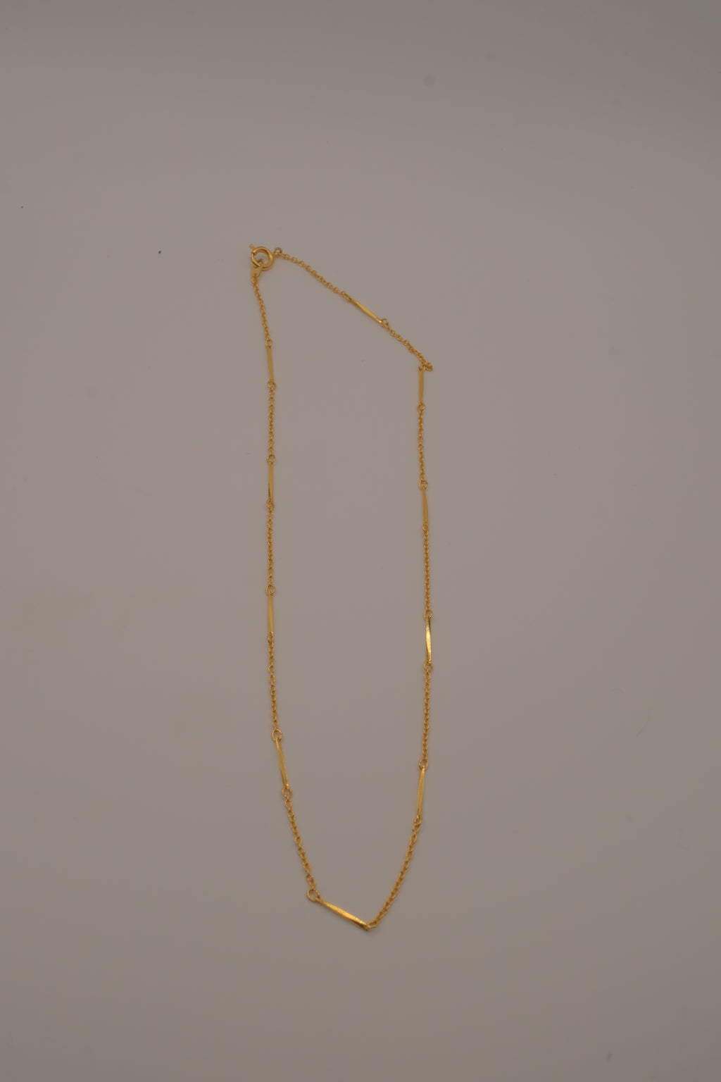 Vintage Avon bar link station necklace