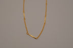 Vintage Avon bar link station necklace