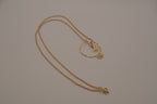 Vintage Avon gold-tone J initial pendant necklace