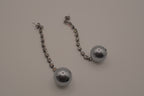 Vintage Avon Grey "Glam Star" drop earrings