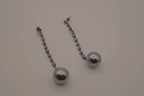 Vintage Avon Grey "Glam Star" drop earrings