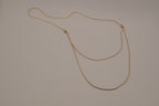 Vintage Avon double layered adjustable sliding beads necklace