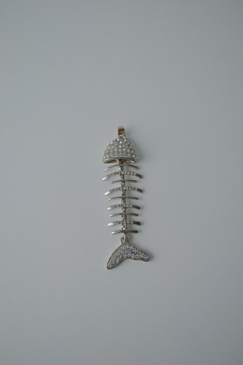 Vintage Articulated Fish Bone Pendant