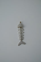 Vintage Articulated Fish Bone Pendant