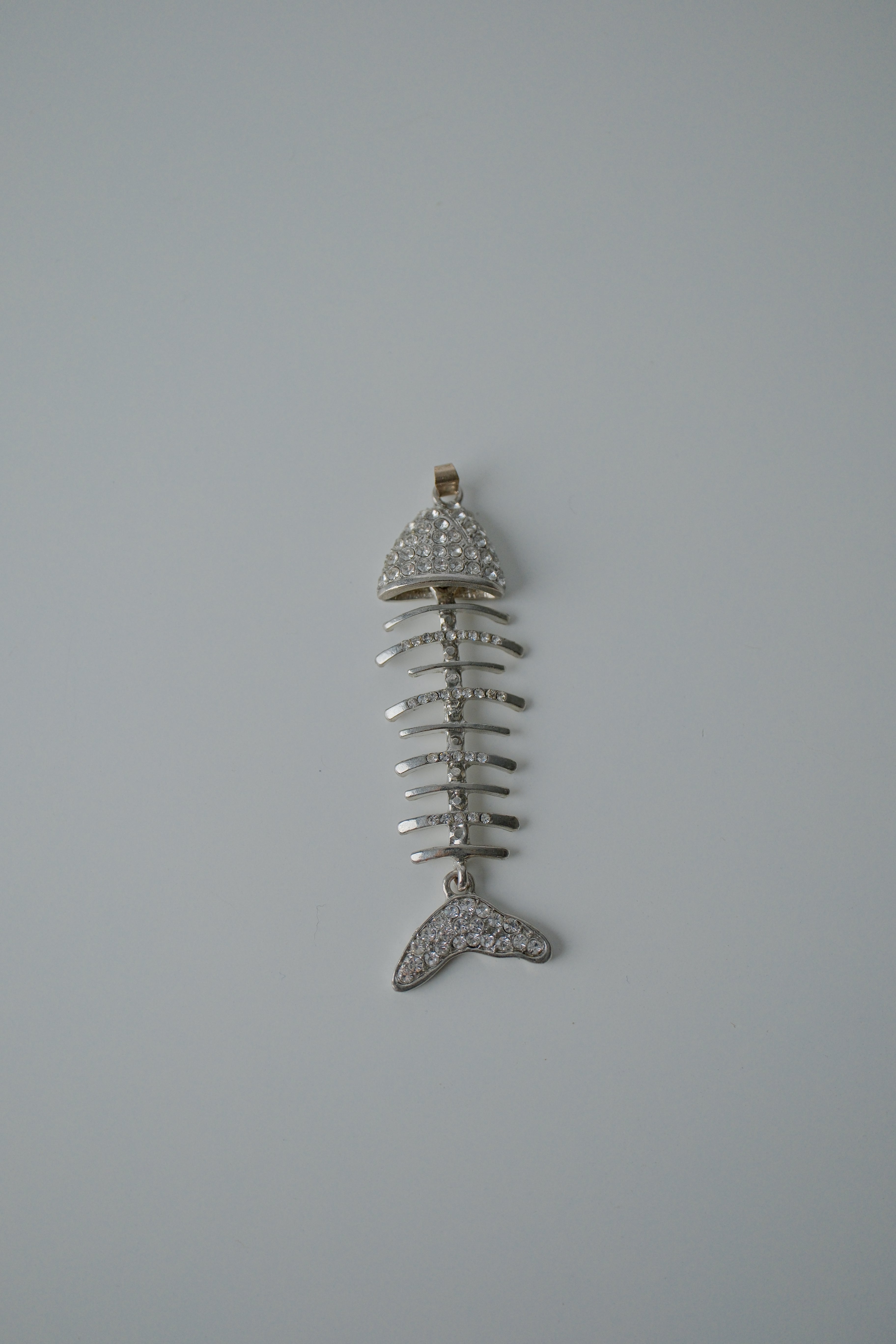 Vintage Articulated Fish Bone Pendant